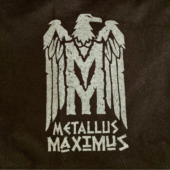 Metal Shirt Metallus Maximus black XL NWOT - Picture 4 of 5